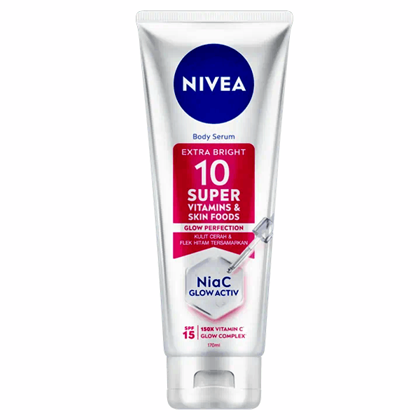 Nivea Body Serum Extra Bright 10 Super 180ML