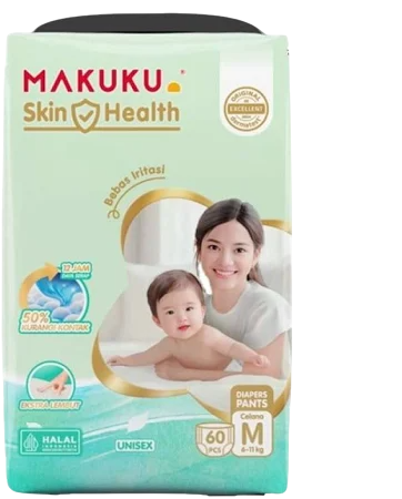 Makuku Skin Health Diapers Pants M 60PCS
