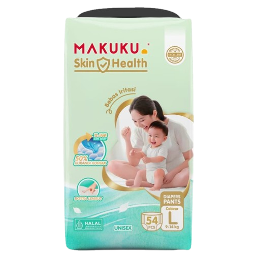 Makuku Skin Health Diapers Pants L 54PCS