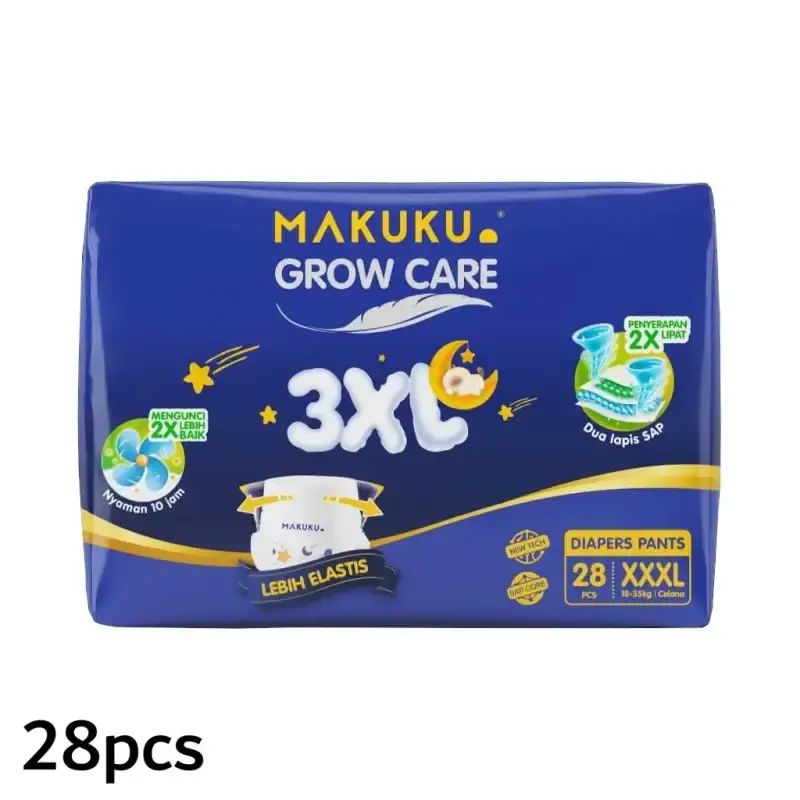 Makuku Grow Care Diapers Pants XXXL 28PCS