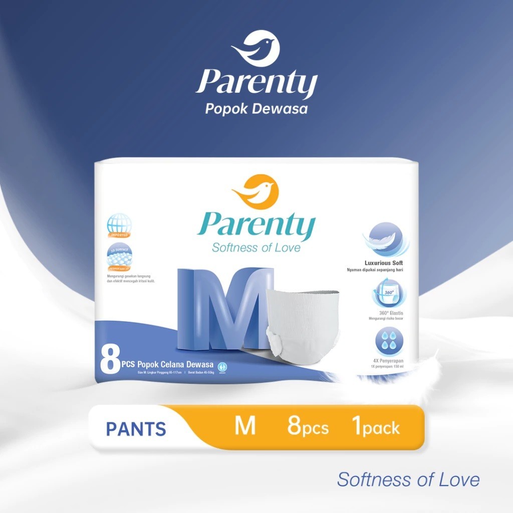 Parenty Softness Of Love Popok Perekat Dewasa M 8PCS