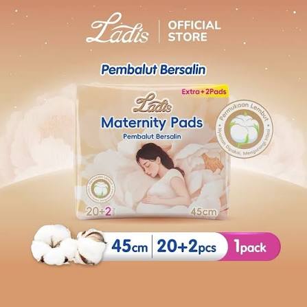 Ladis Maternity Pads Pembalut Bersalin 45cm 22PCS