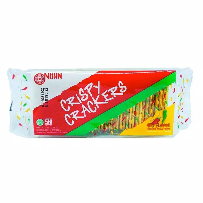 Nissin Crispy Crackers Spicy 140GR