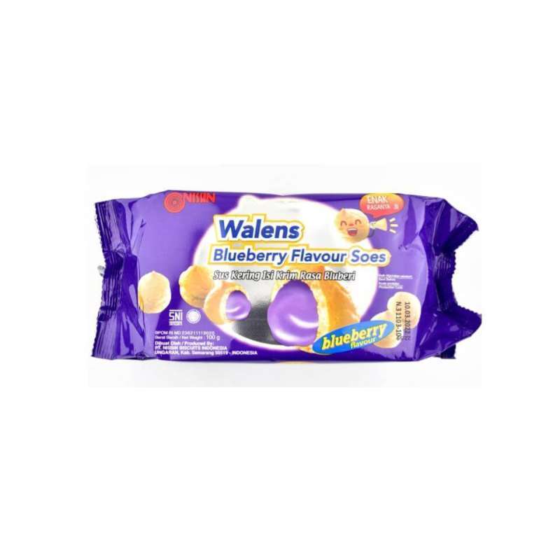 Nissin Walens Blueberry Soes 100GR