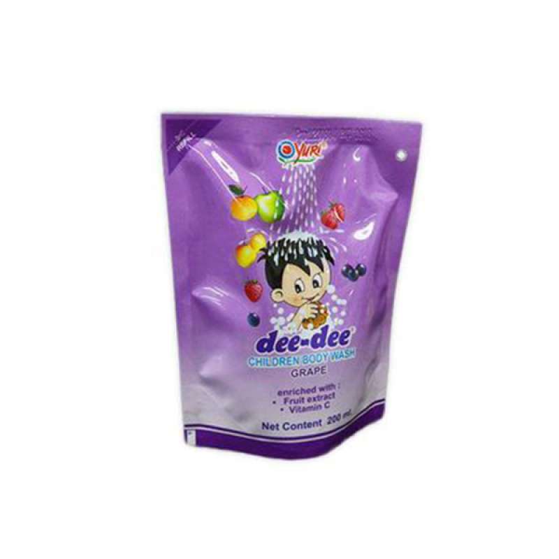 Dee-Dee Children's Body Wash Grape Refill Pch 200ML