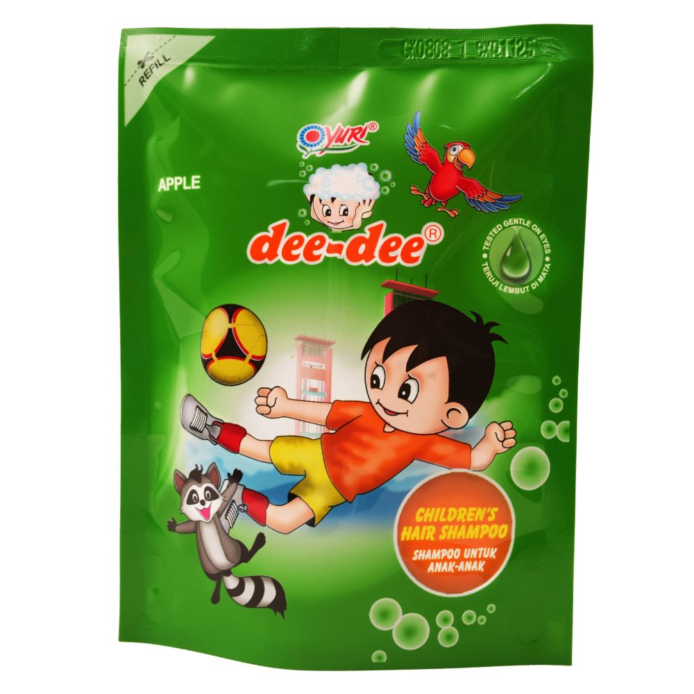 Dee-Dee Children's Hair Shampoo Apple Refill Pch 2x200ML