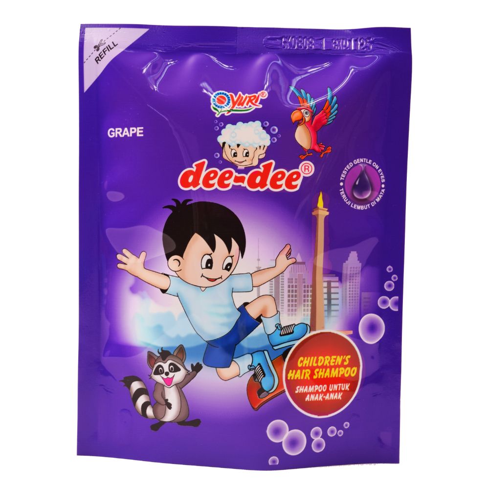 Dee-Dee Children's Hair Shampoo Grape Refill Pch 2x200ML