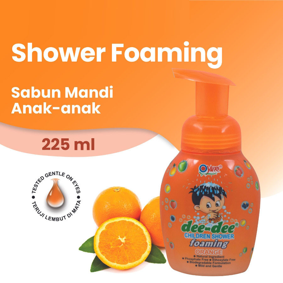 Dee-Dee Children Shower Foaming Orange Btl 225ML