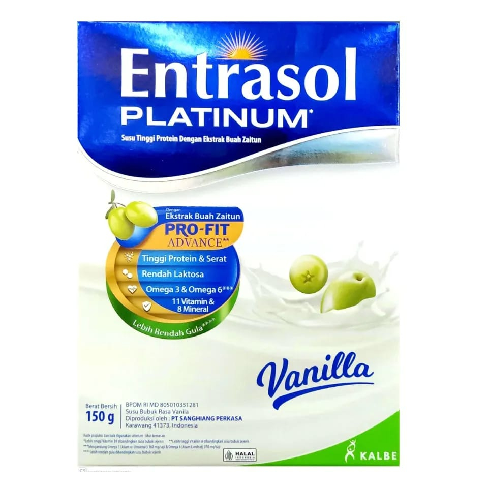 Entrasol Platinum Vanilla 150GR
