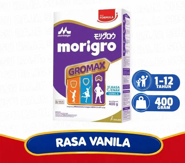 Morigro Gromax 1-12 Tahun Vanila 400GR