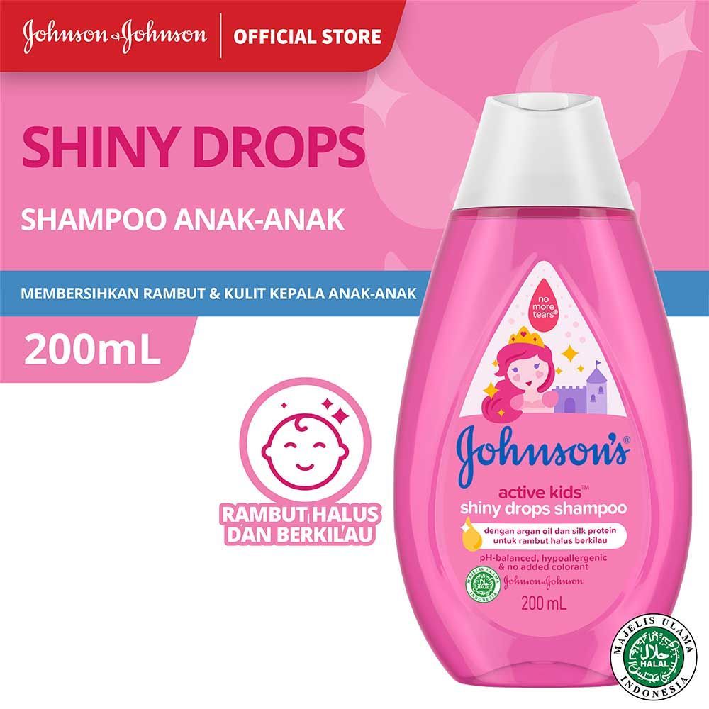 Johnson's Active Kids Shiny Drops Shampoo Btl 200ML