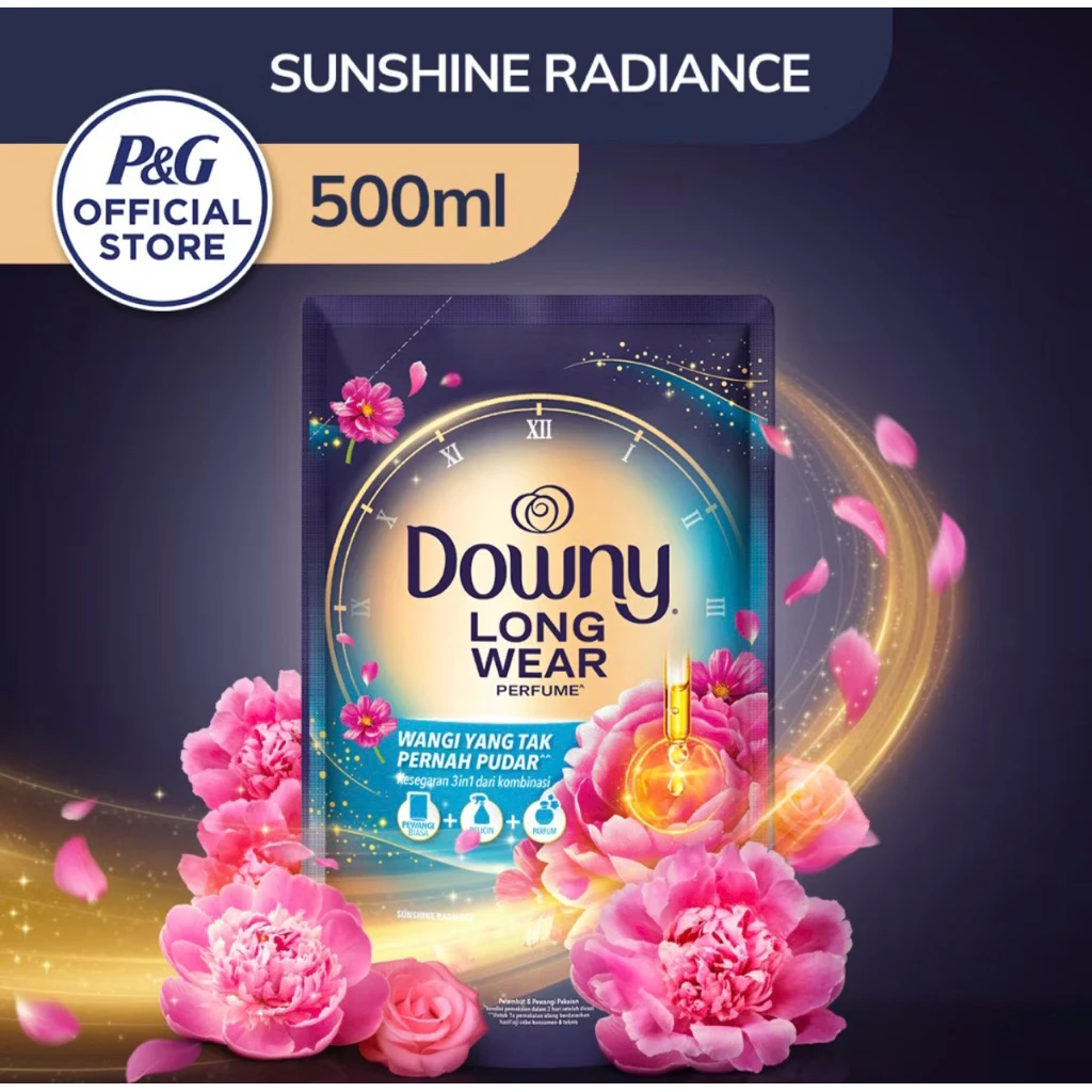 Downy Long Wear Perfume Sunshine Radience Pch 500ML