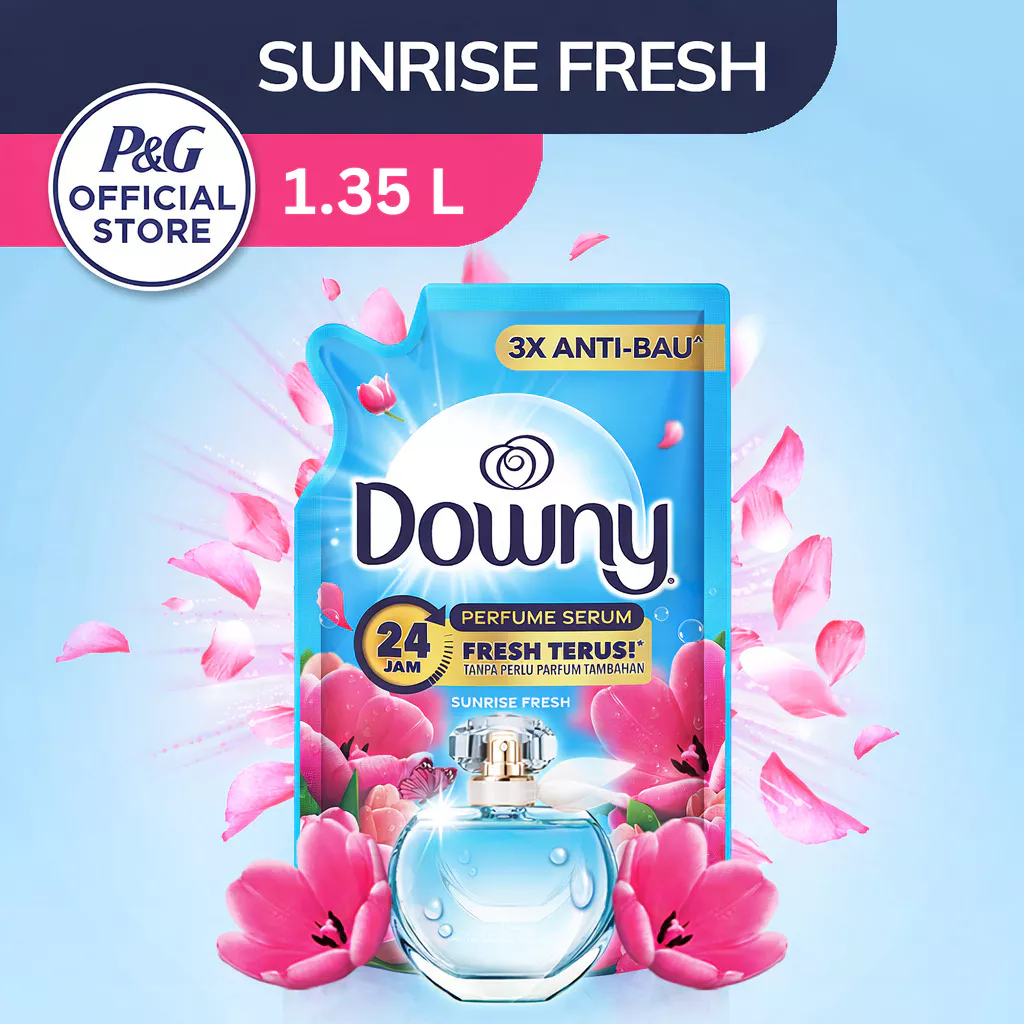Downy Perfume Serum Sunrise Fresh Pch 1.35L