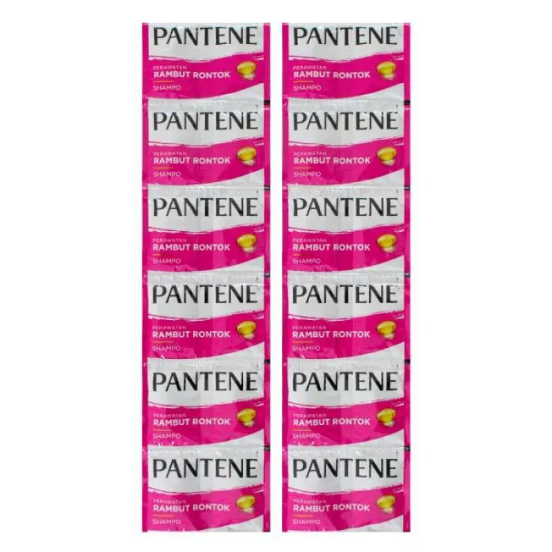 Pantene Shampoo Rambut Rontok 12x10GR