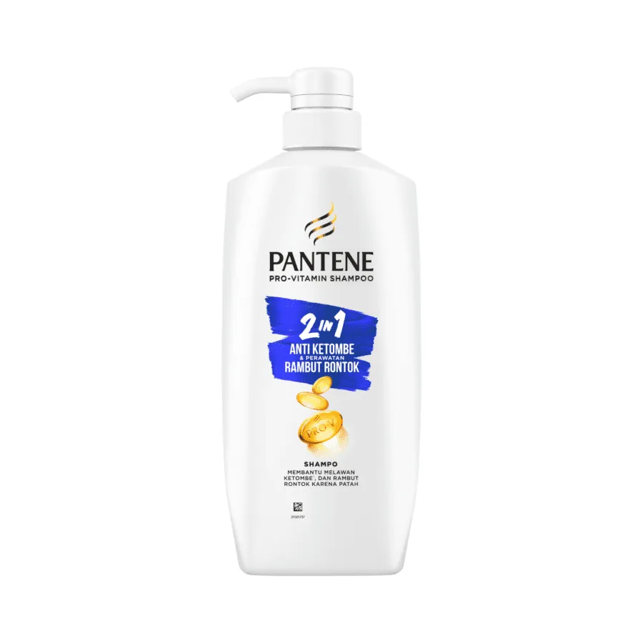Pantene Shampoo 2in1 Anti Ketombe & Rambut Rontok Btl 750ML