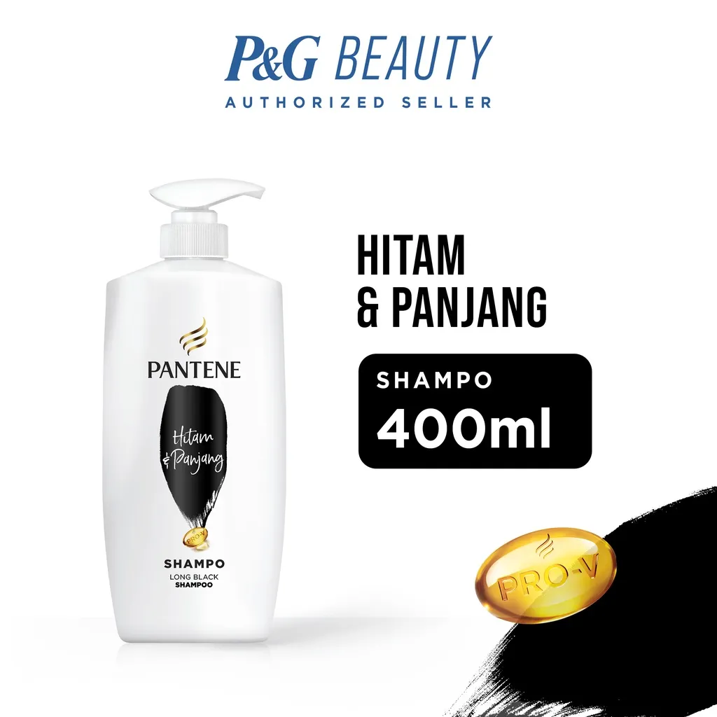 Pantene Shampoo Hitam Glow Btl 400ML