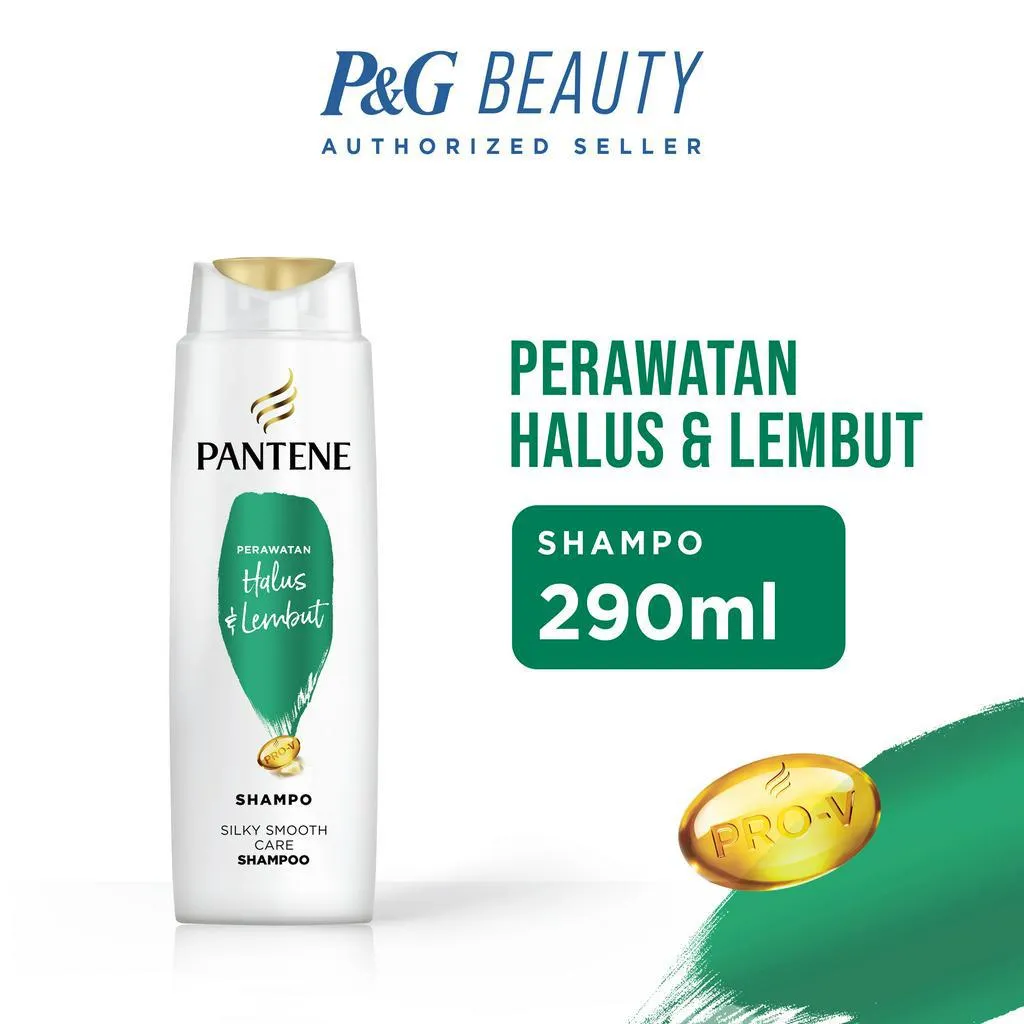 Pantene Shampoo Halus & Lembut Btl 290ML