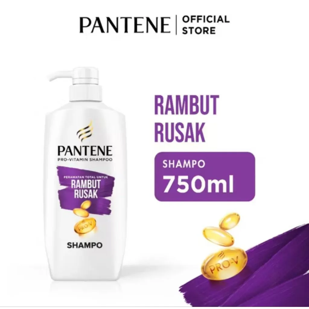 Pantene Shampoo Rambut Rusak Btl 750ML