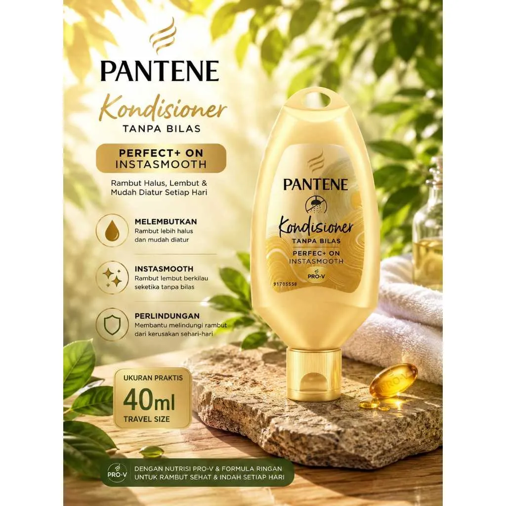 Pantene Kondisioner Tanpa Bilas Btl 40ML