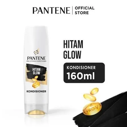 Pantene Conditioner Hitam Glow Btl 160ML