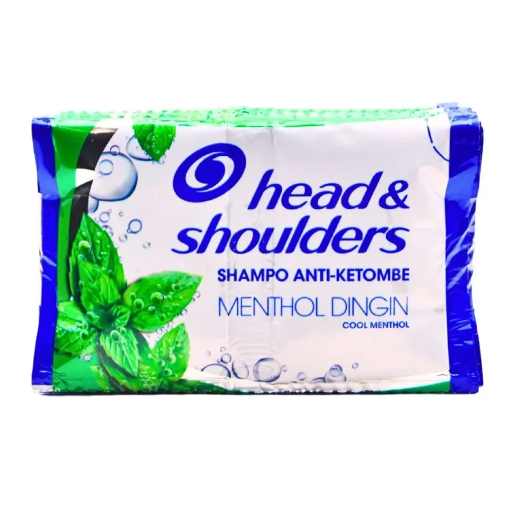 Head & Shoulders Shampo Anti-Ketombe Menthol Dingin 10+2x10GR