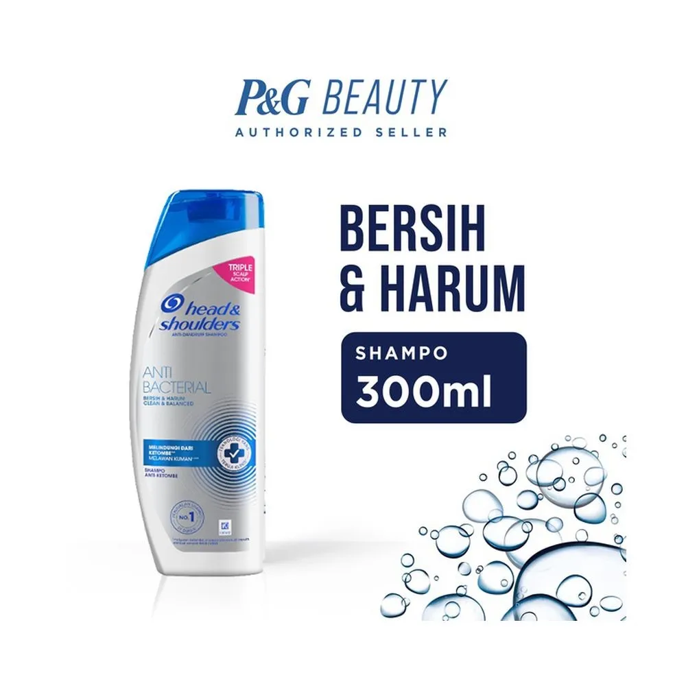 Head & Shoulders Shampo Anti-Ketombe Anti Bacterial Btl 300ML