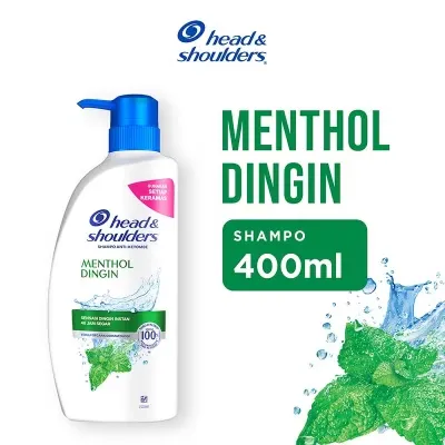 Head & Shoulders Shampo Anti-Ketombe Menthol Dingin Btl 400ML