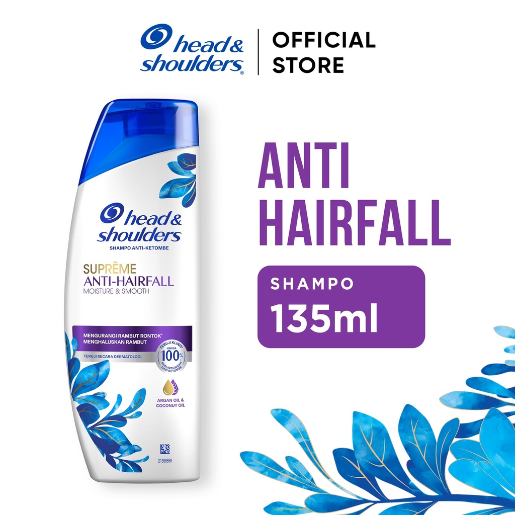 Head & Shoulders Shampo Anti-Ketombe Supreme Anti-Hairfall Btl 135ML