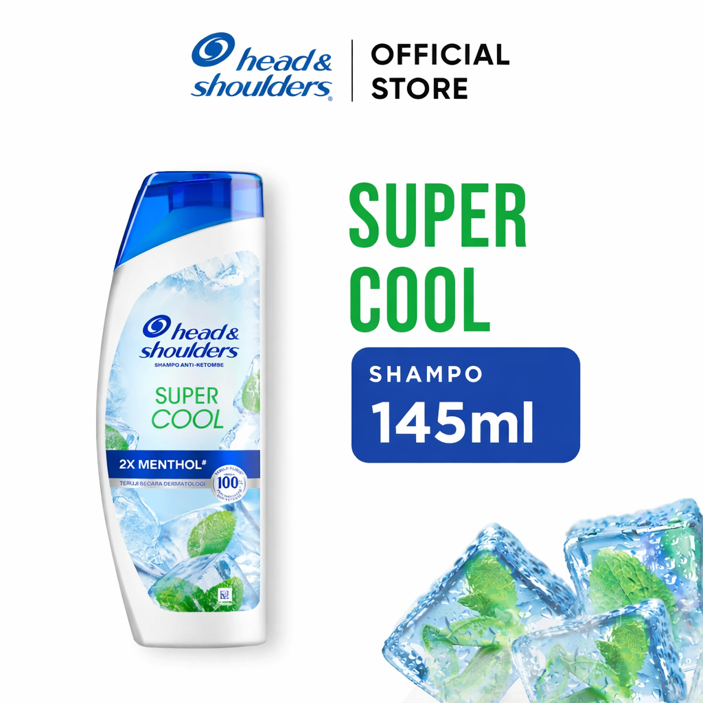 Head & Shoulders Shampo Anti-Ketombe Super Cool Btl 145ML