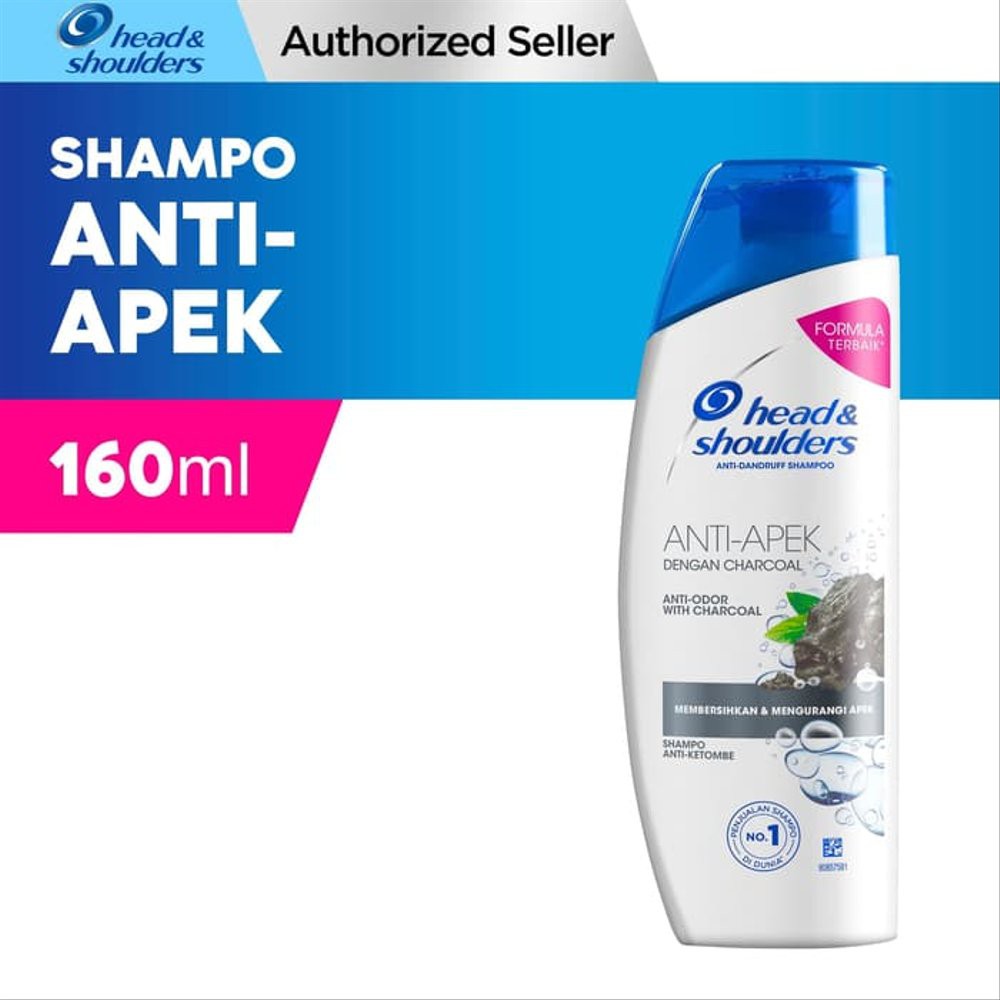 Head & Shoulders Shampo Anti-Ketombe Anti-Apek Btl 160ML
