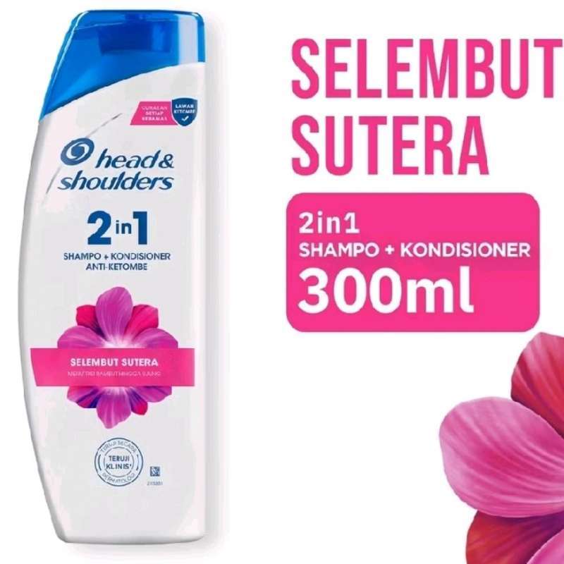 Head & Shoulders 2 In 1 Selembut Sutera 300ML