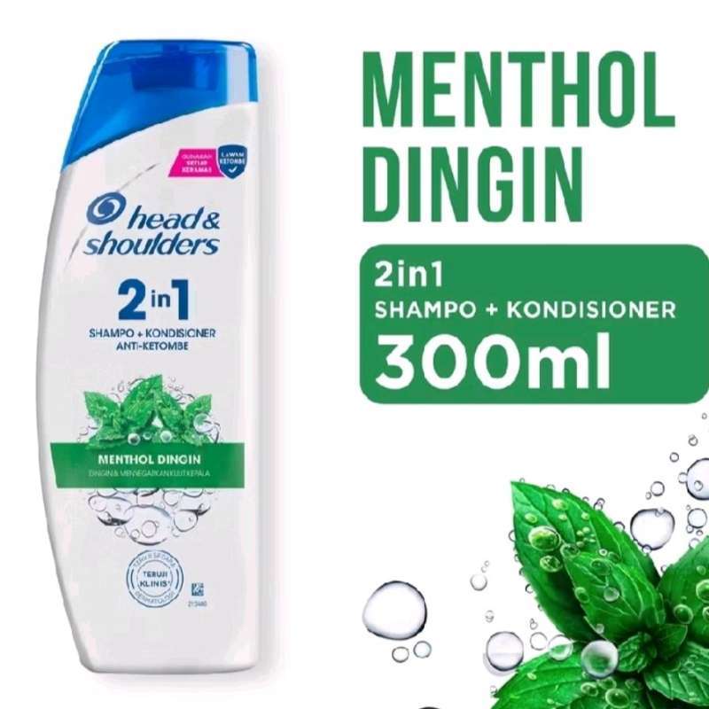 Head & Shoulders Shampo 2in1 Menthol Dingin Btl 300ML