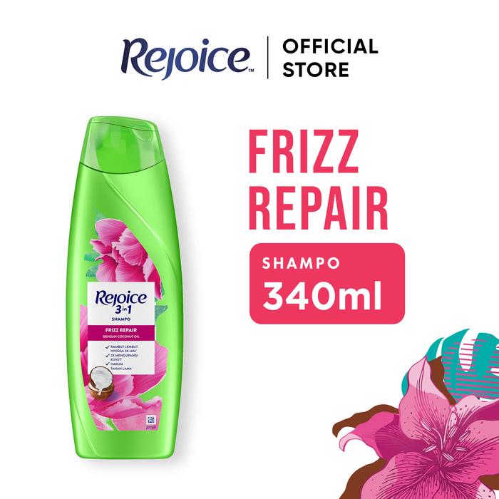 Rejoice 3in1 Shampo Frizz Repair Btl 340ML