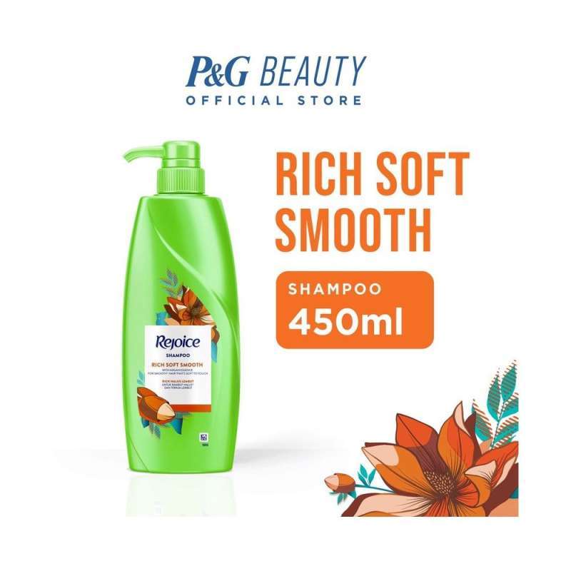 Rejoice 3in1 Shampo Rich Soft Smooth Btl 450ML