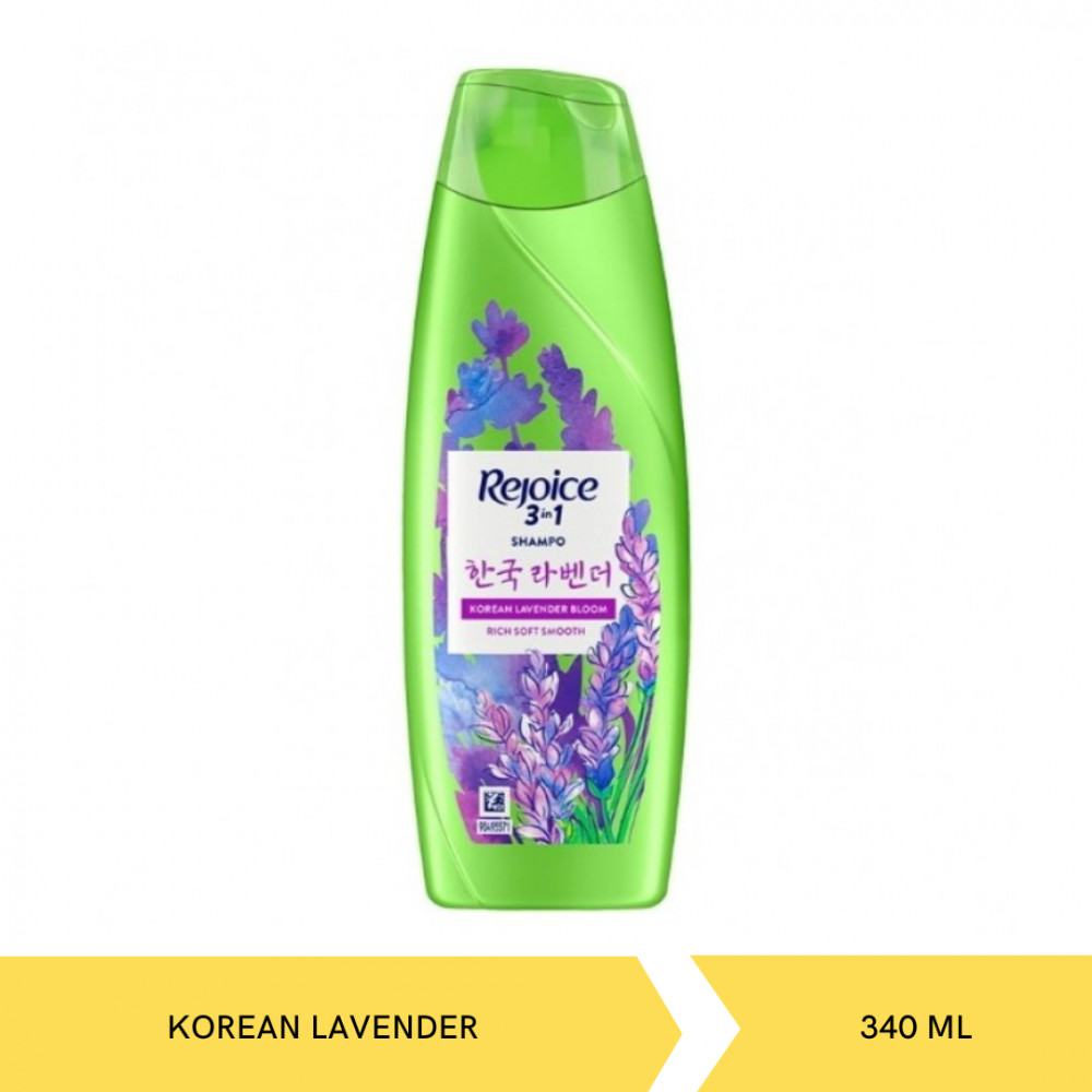 Rejoice 3in1 Shampo Korean Lavender Btl 340ML