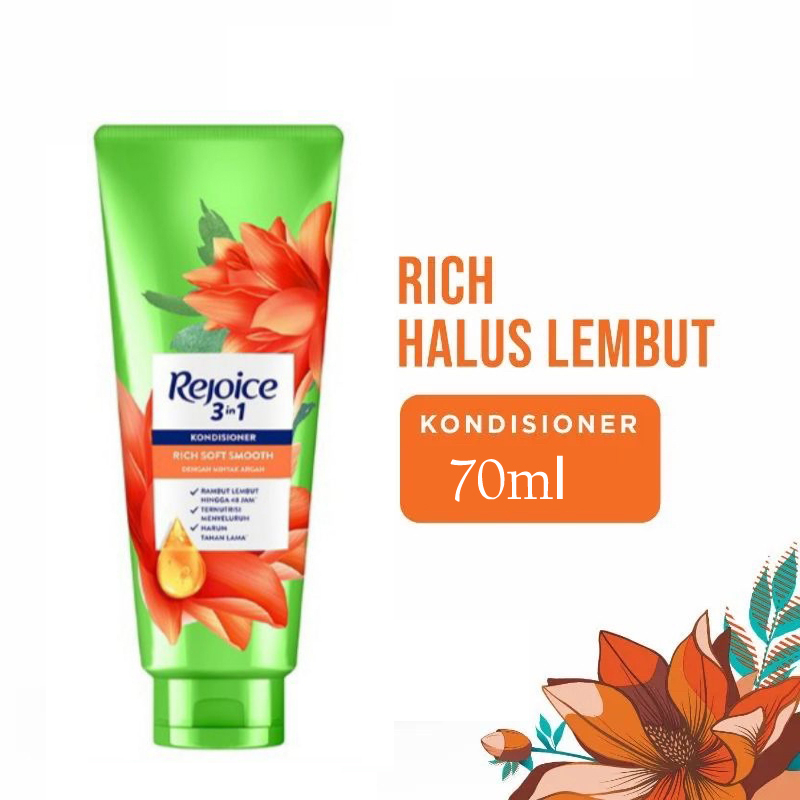 Rejoice 3in1 Kondisioner Rich Soft Smooth 70ML