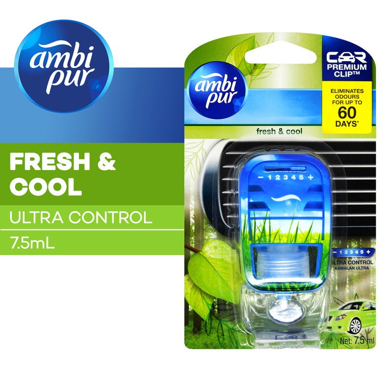 Ambi Pur Pengharum Mobil Fresh & Cool 7.5ML