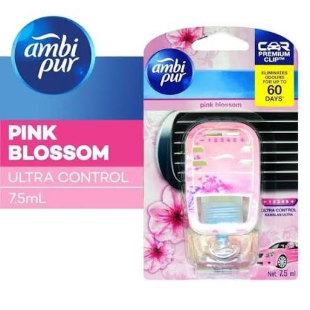 Ambi Pur Pengharum Mobil Pink Blossom 7.5ML