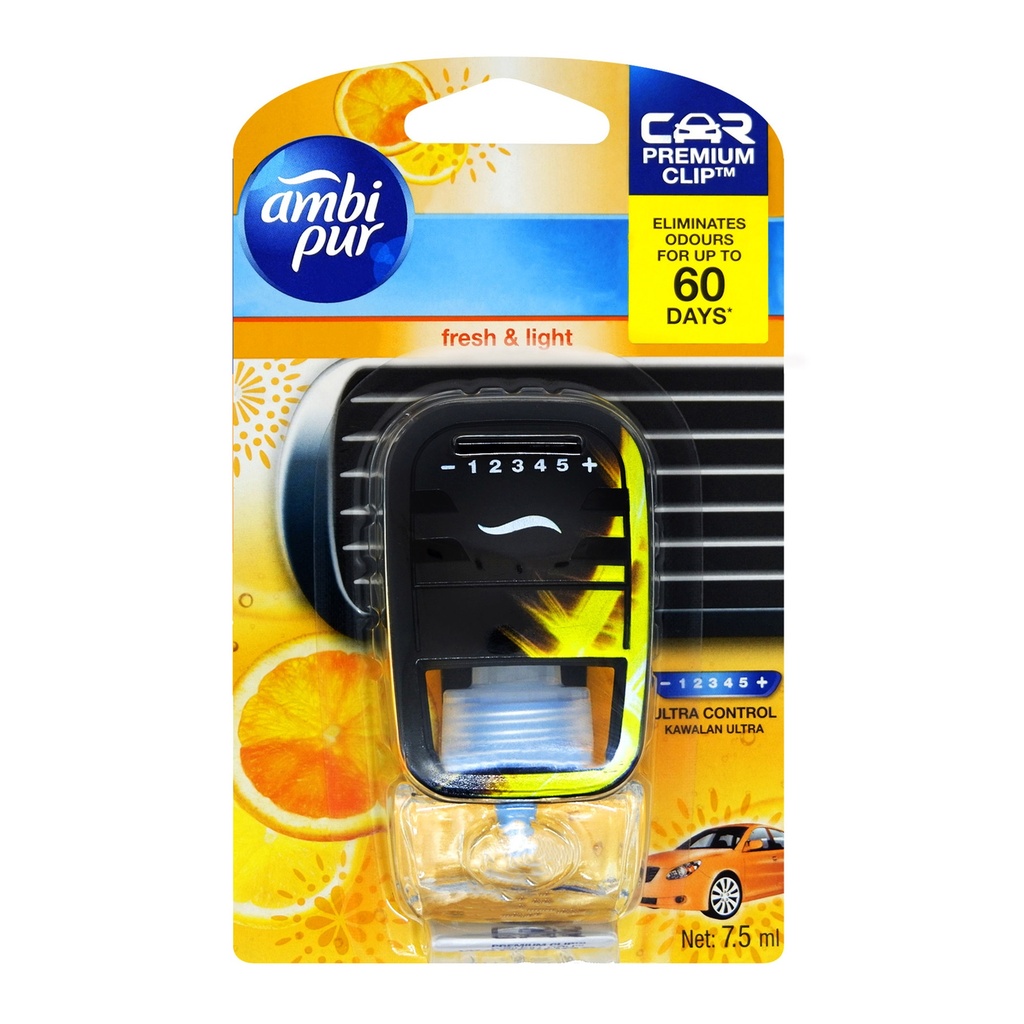 Ambi Pur Pengharum Mobil Fresh & Light 7.5ML
