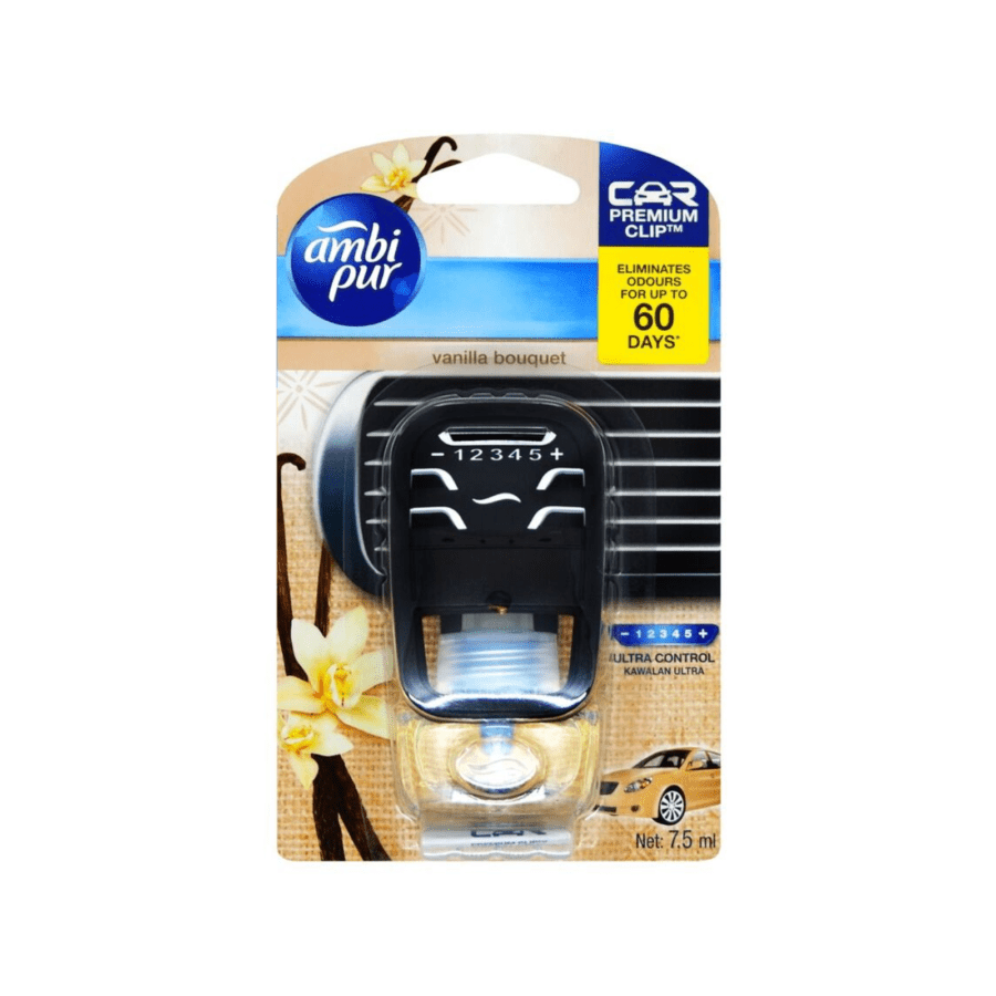 Ambi Pur Pengharum Mobil Vanilla Bouquet 7.5ML