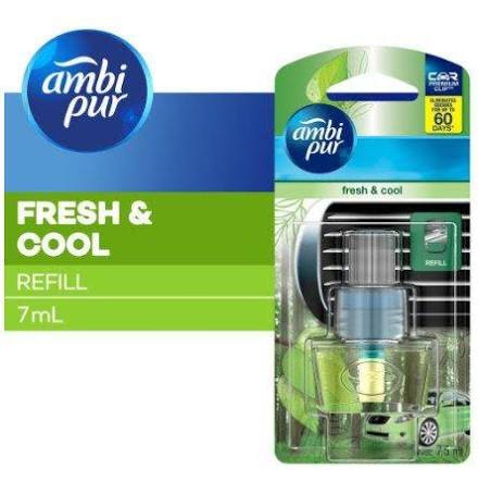 Ambi Pur Pengharum Mobil Fresh & Cool Refill 7.5ML