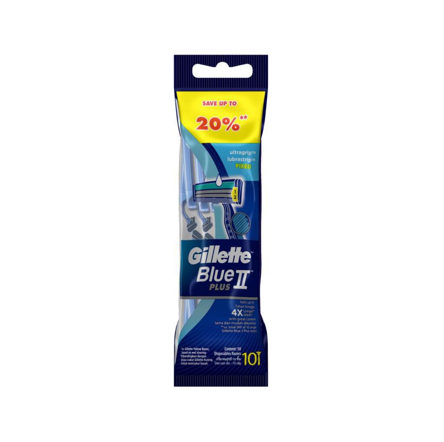Gillette Blue 2 Plus 10PCS