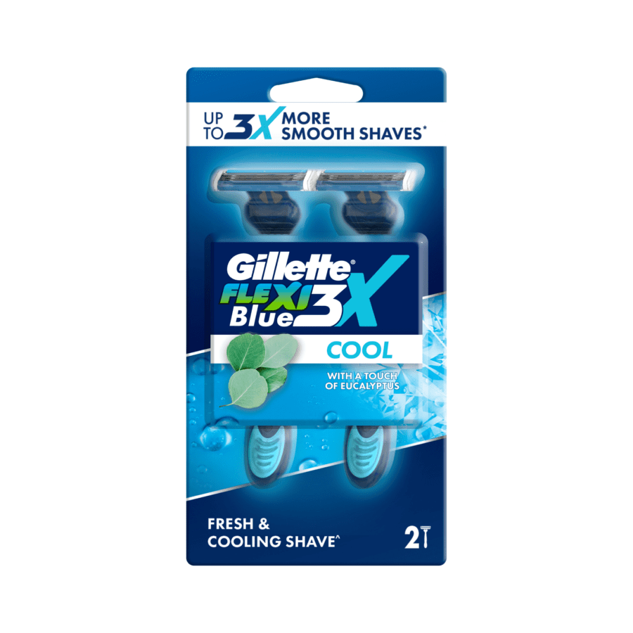 Gillette Flexi Blue 3x Cool 2PCS