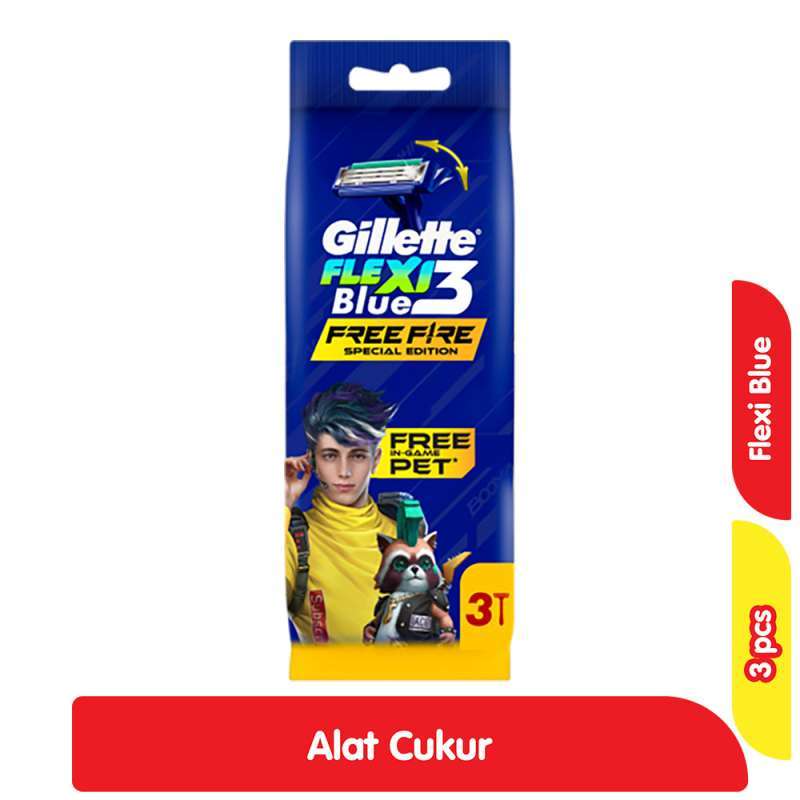 Gillette Flexi Blue 3 3PCS