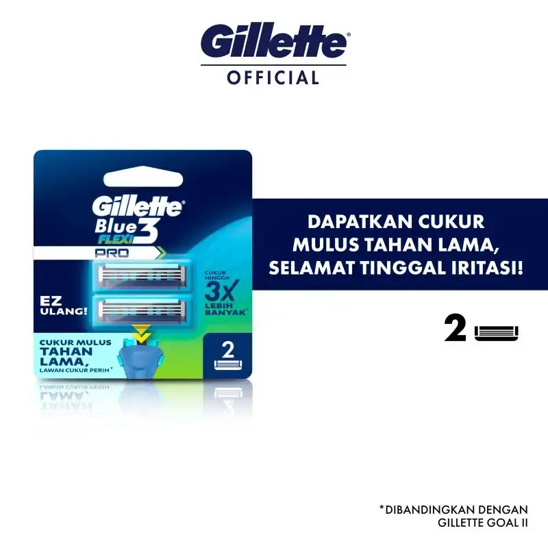 Gillette Blue Flexi 3 Pro Refill 2PCS