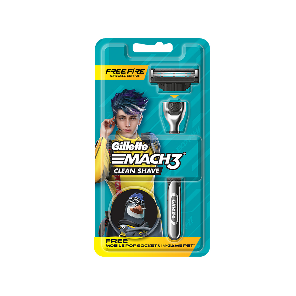 Gillette Mach3 Clean Shave Free Fire Special Edition 1PCS