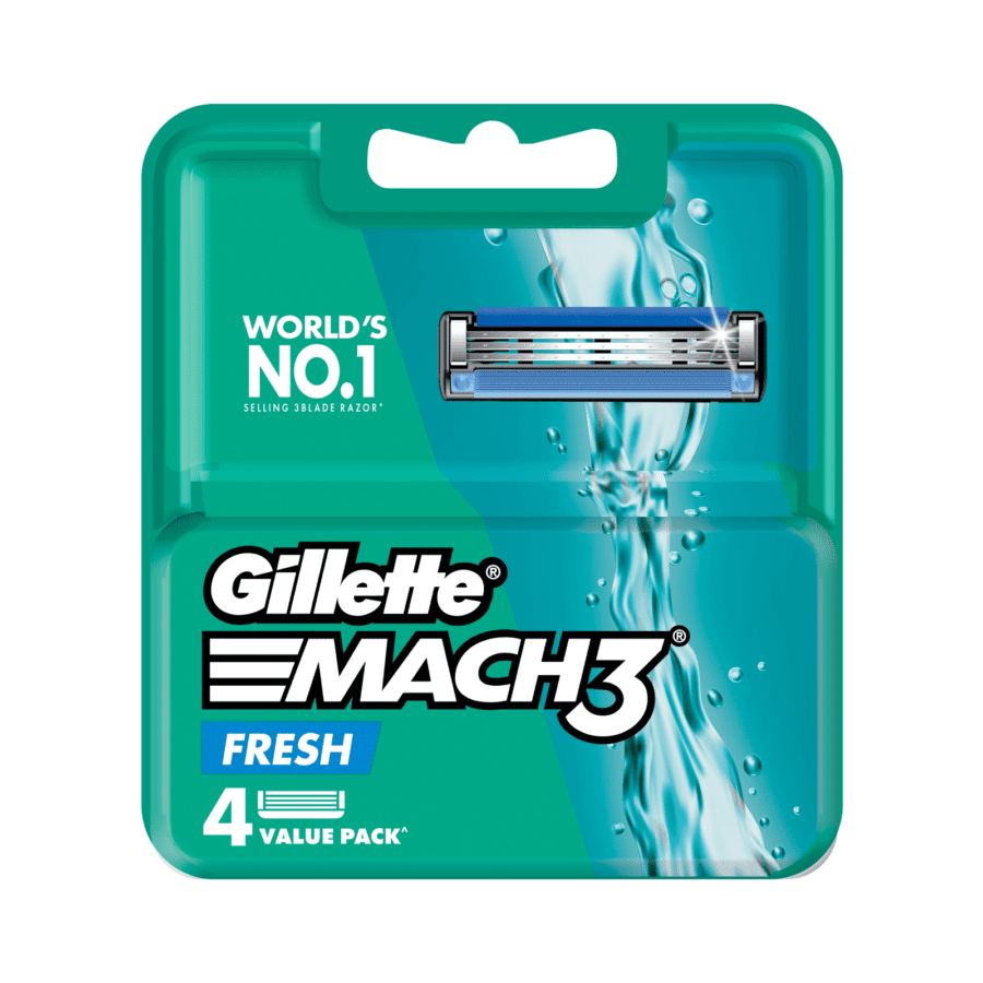 Gillette Mach3 Fresh Refill 4PCS