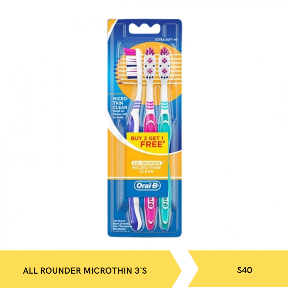 Oral-B All Micro-Thin Clean Extra Soft 3PCS