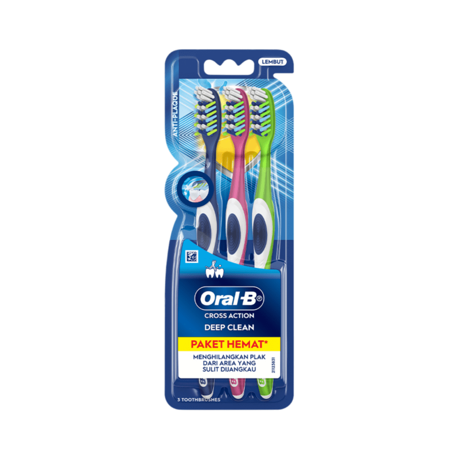 Oral-B Deep Clean Anti-Plaque Soft 3PCS