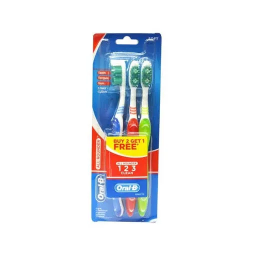 Oral-B 123 Clean Soft 3PCS